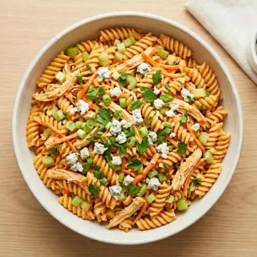 Buffalo Chicken Pasta Salad Recipe