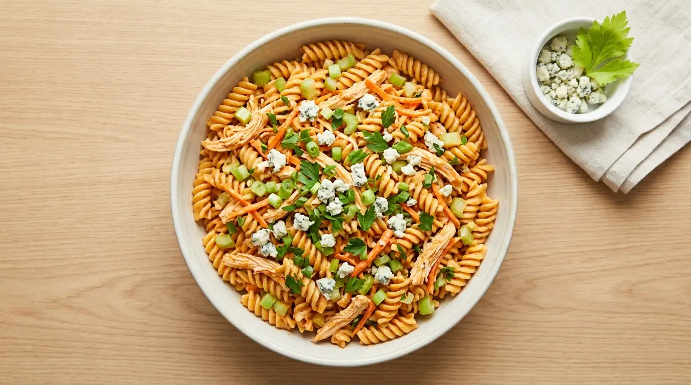 Buffalo Chicken Pasta Salad Recipe