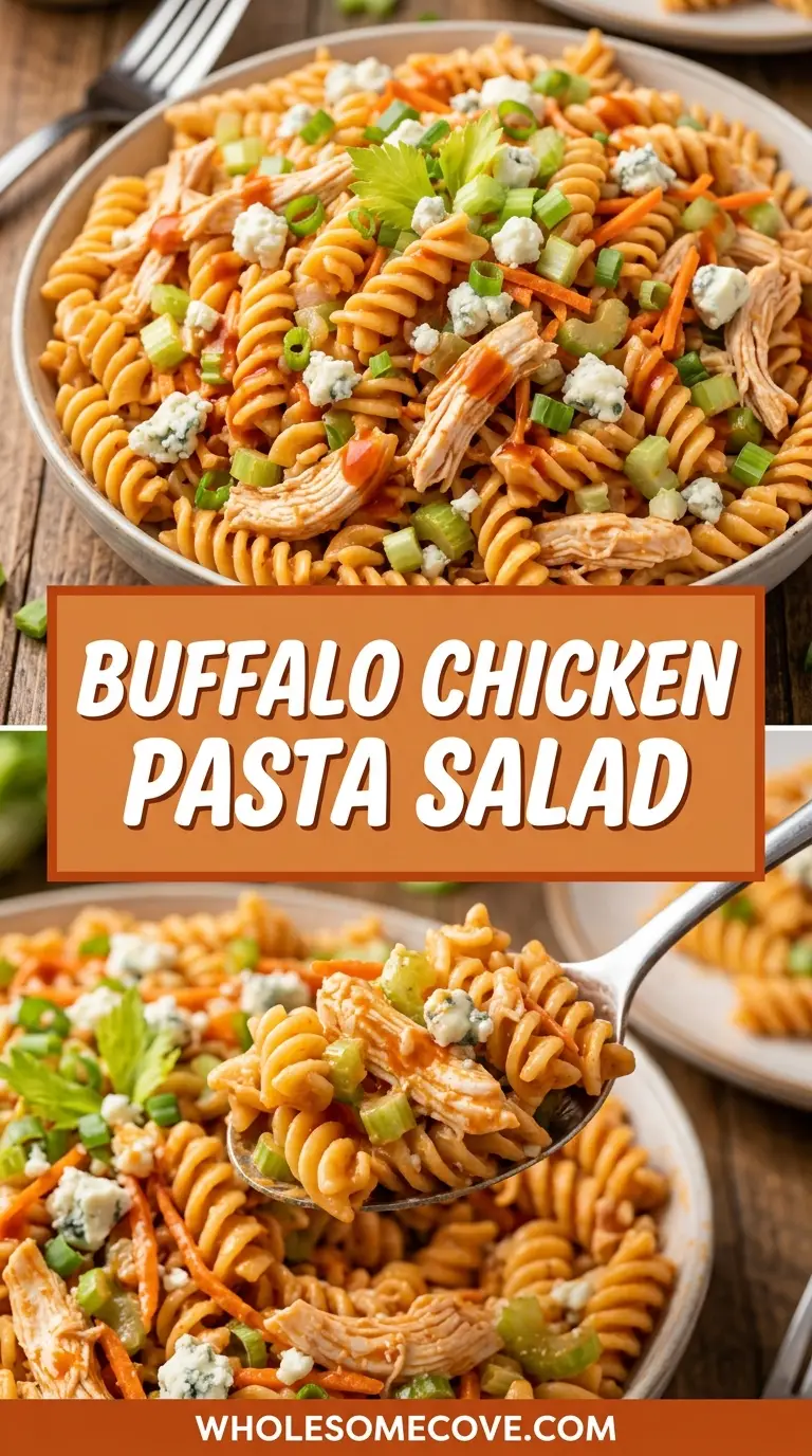 Buffalo Chicken Pasta Salad Recipe