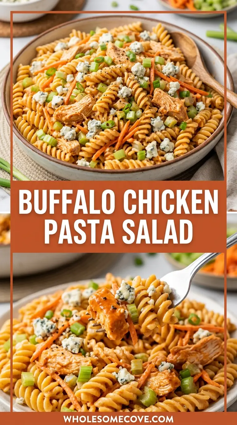 Buffalo Chicken Pasta Salad Recipe