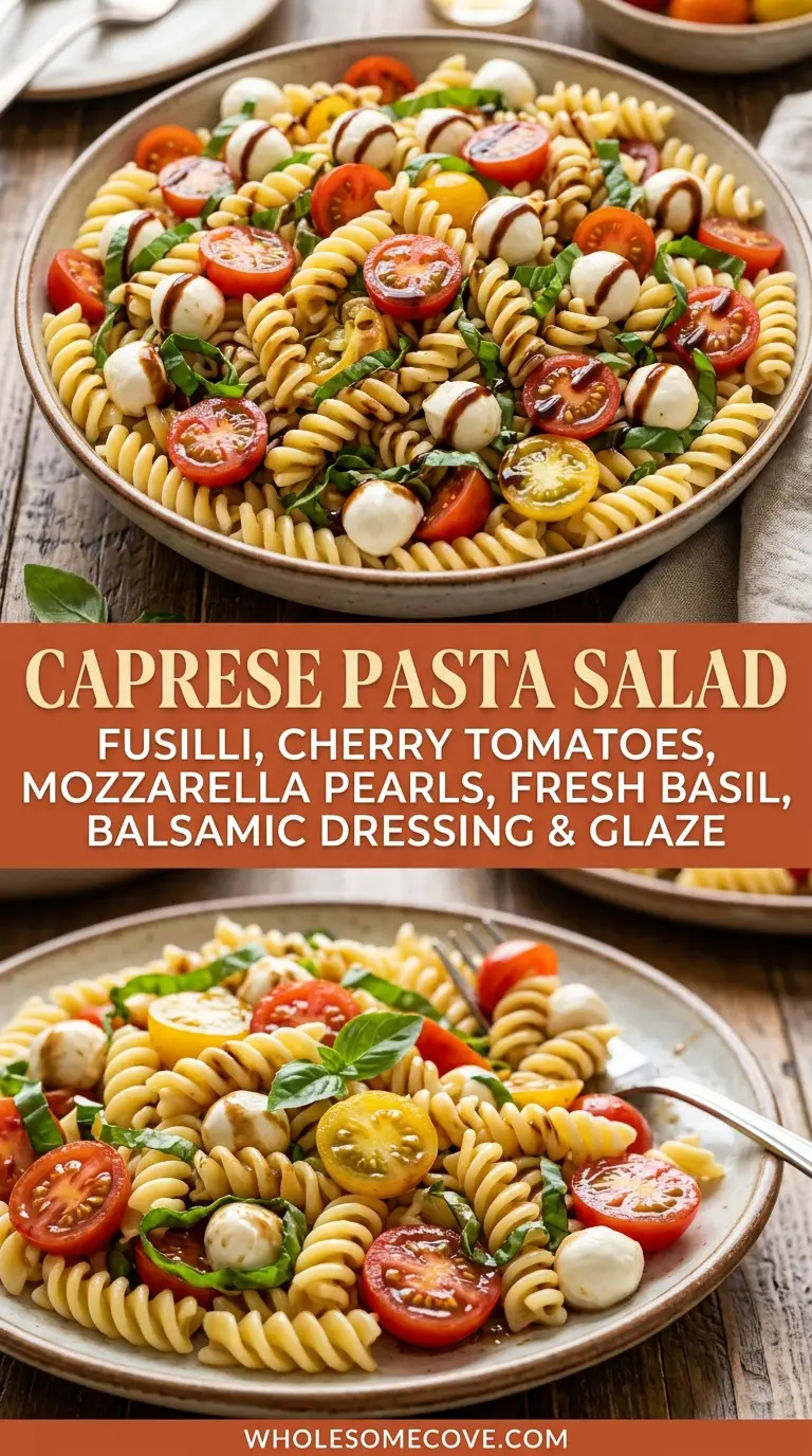 Caprese Pasta Salad Recipe