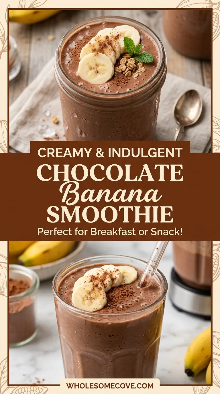 Chocolate Banana Smoothie Recipe