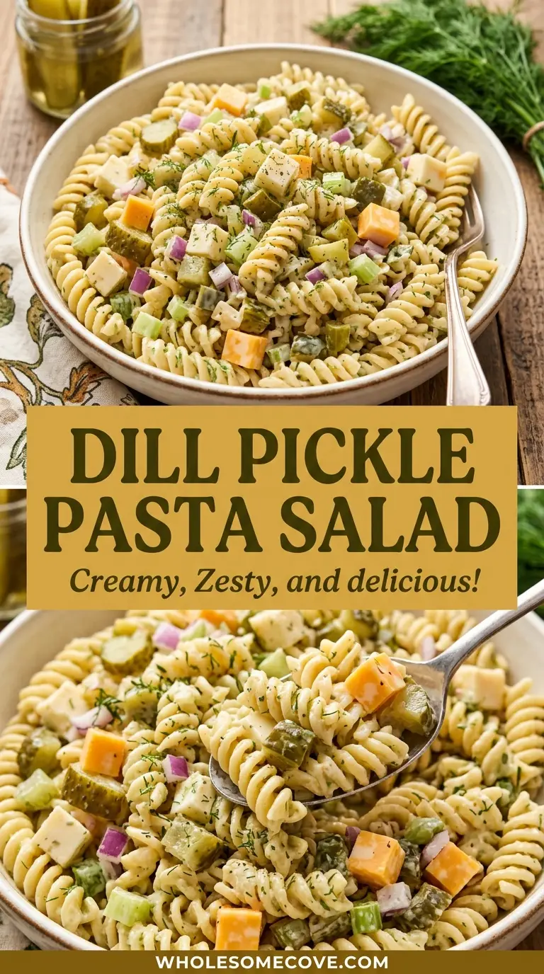 Dill Pickle Pasta Salad Recipe
