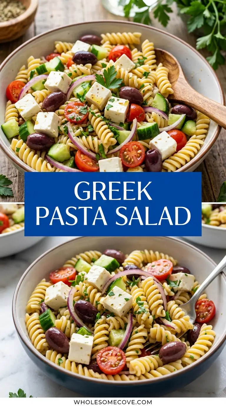 Greek Pasta Salad Recipe