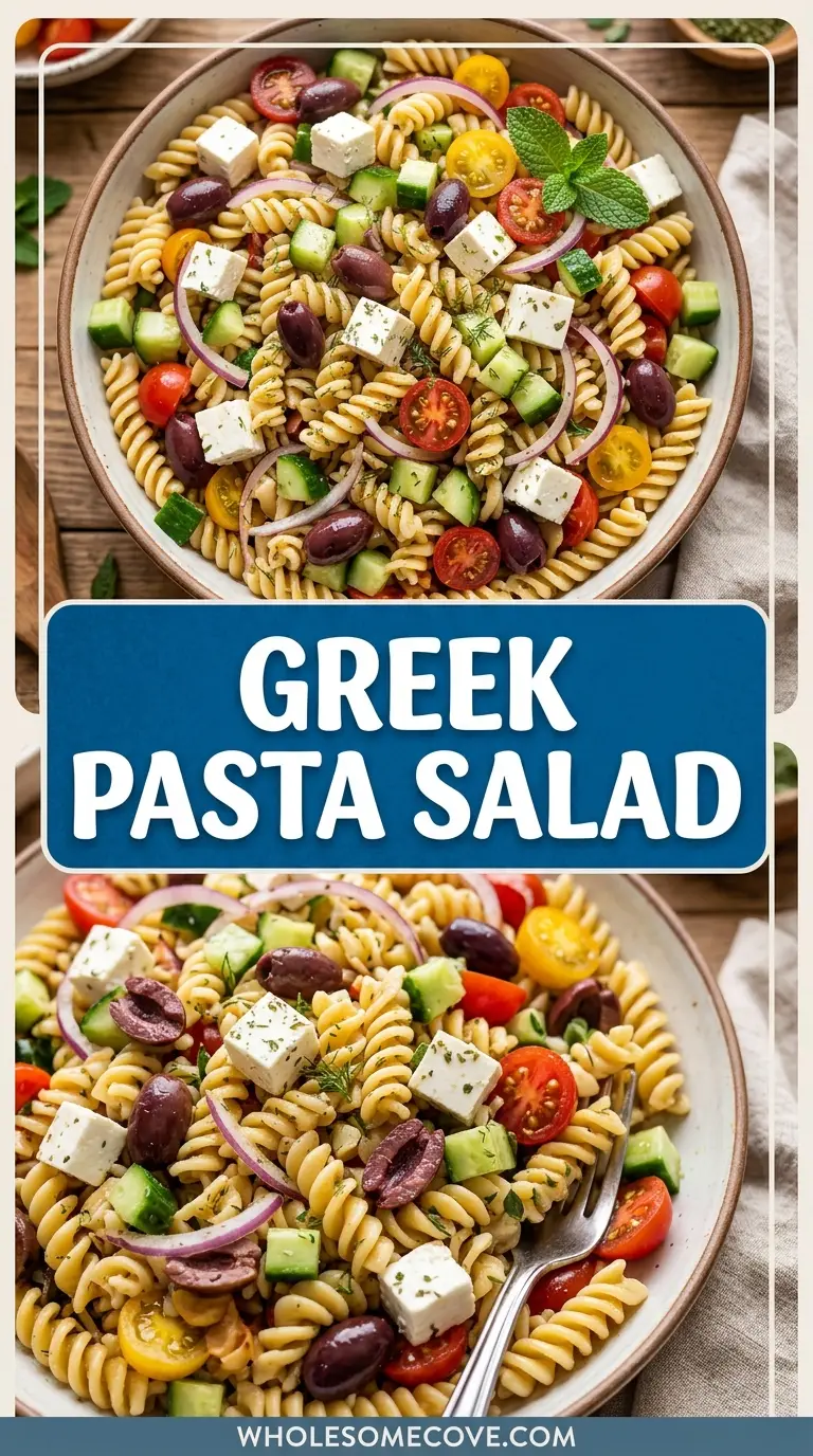 Greek Pasta Salad Recipe