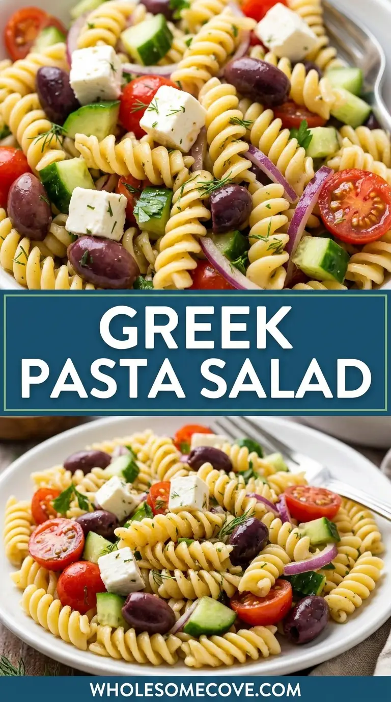 Greek Pasta Salad Recipe