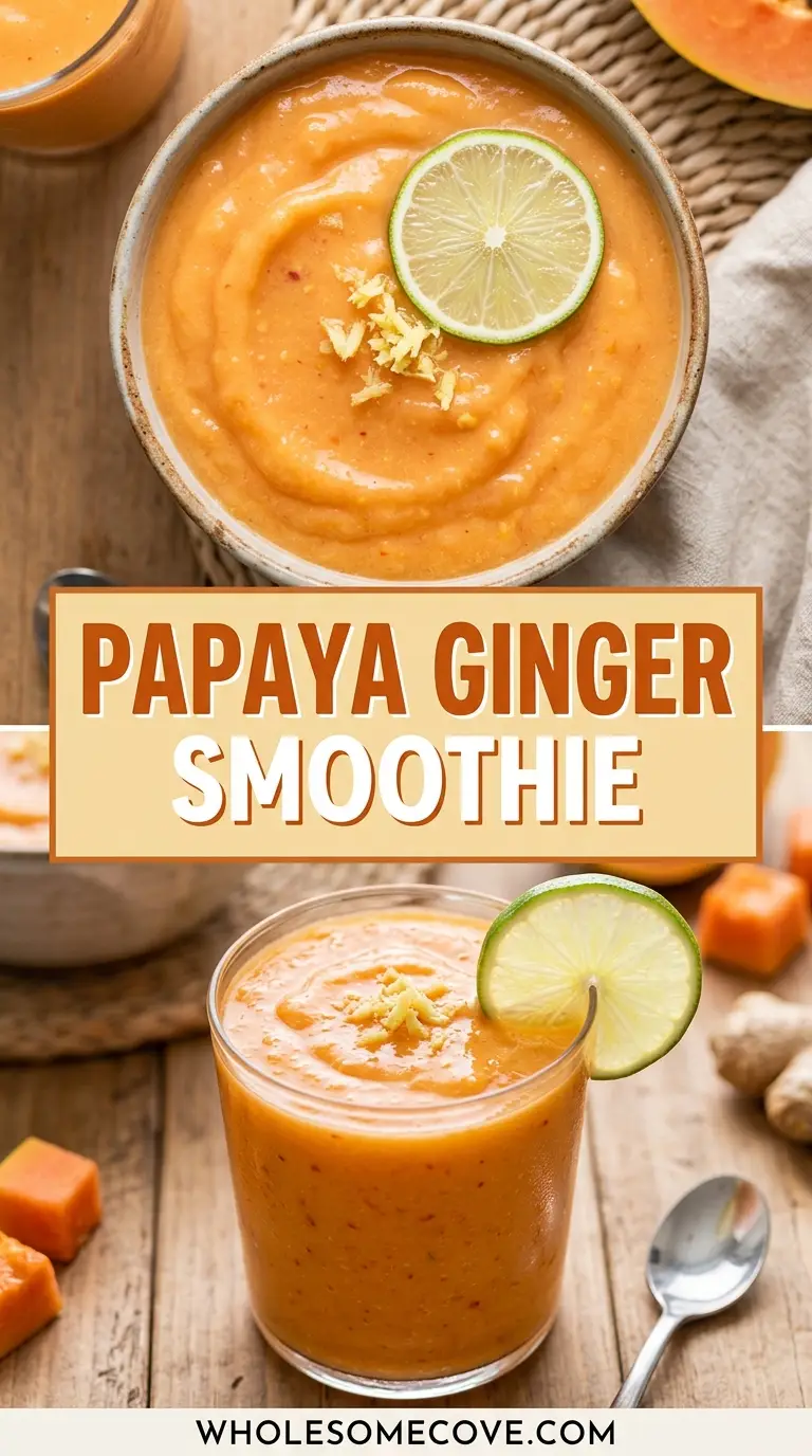 Papaya Ginger Smoothie Recipe