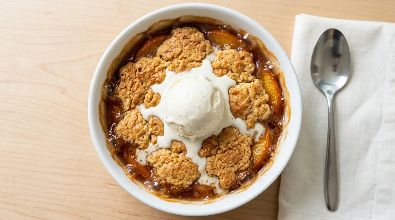 Peach Cobbler Recipe with Cake Mix