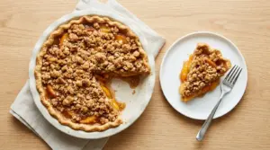 Peach Crumble Pie Recipe