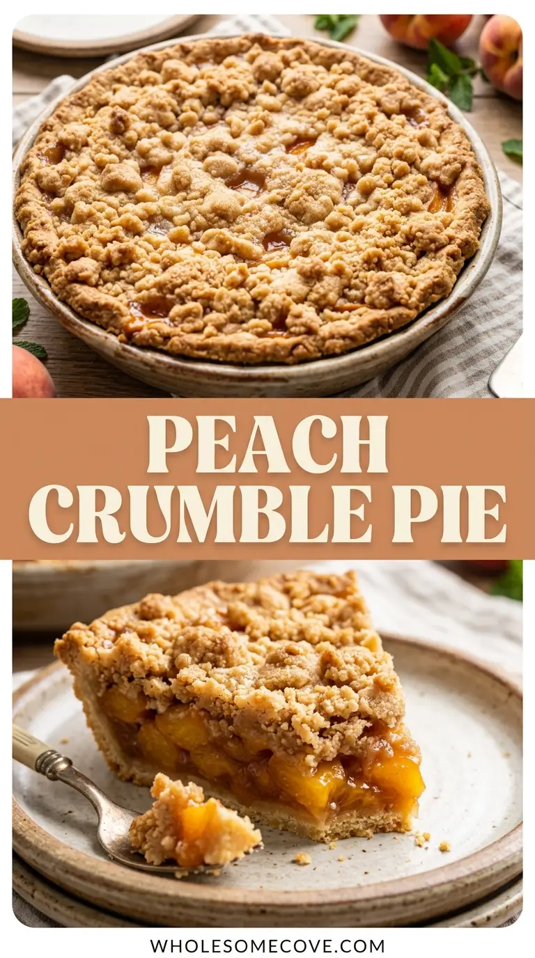 Peach Crumble Pie Recipe