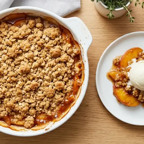 Peach Crumble Recipe