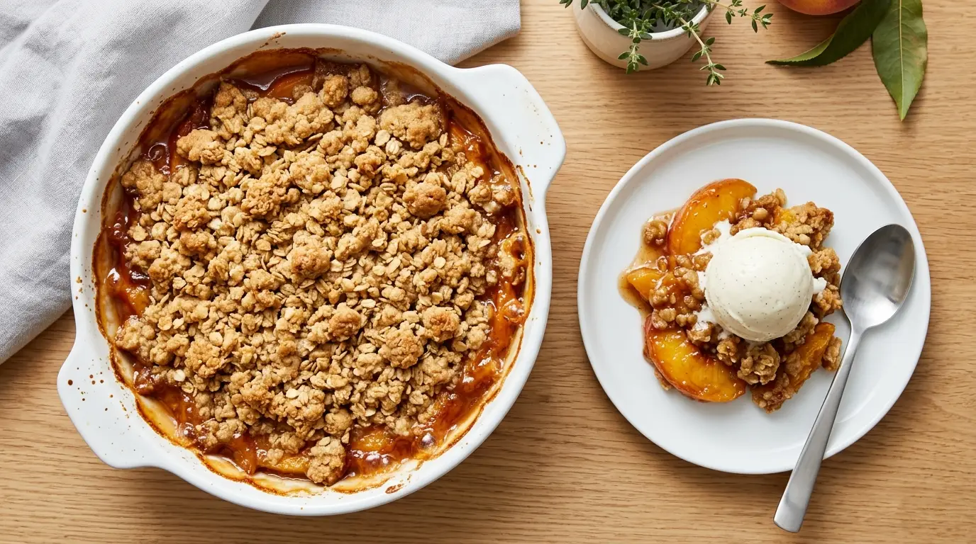 Peach Crumble Recipe