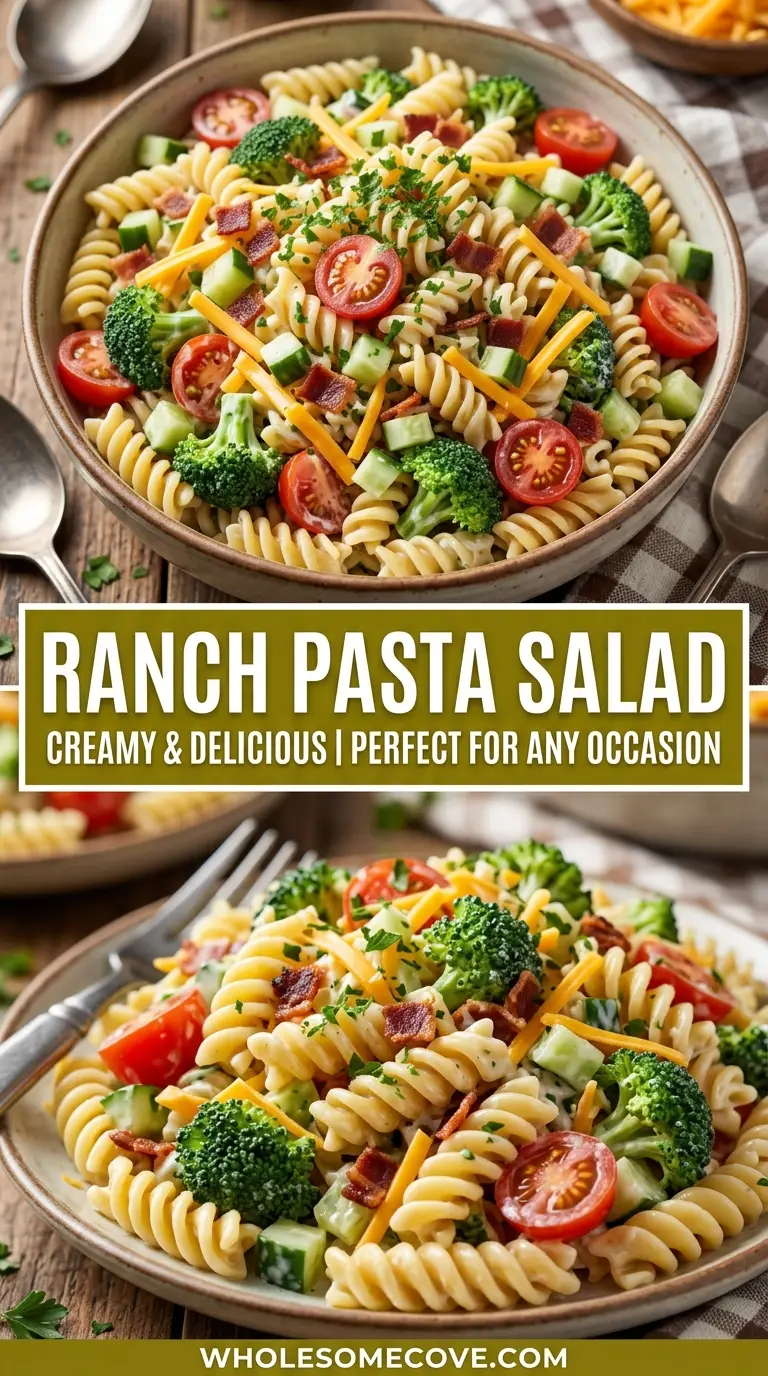 Ranch Pasta Salad Recipe