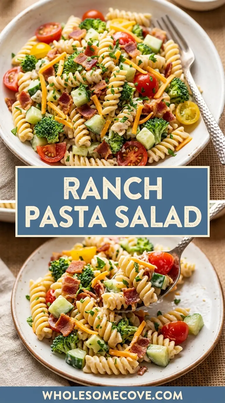 Ranch Pasta Salad Recipe