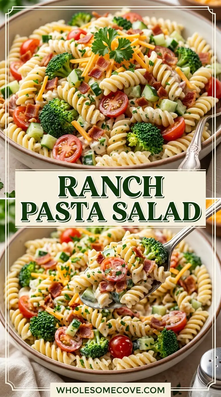 Ranch Pasta Salad Recipe