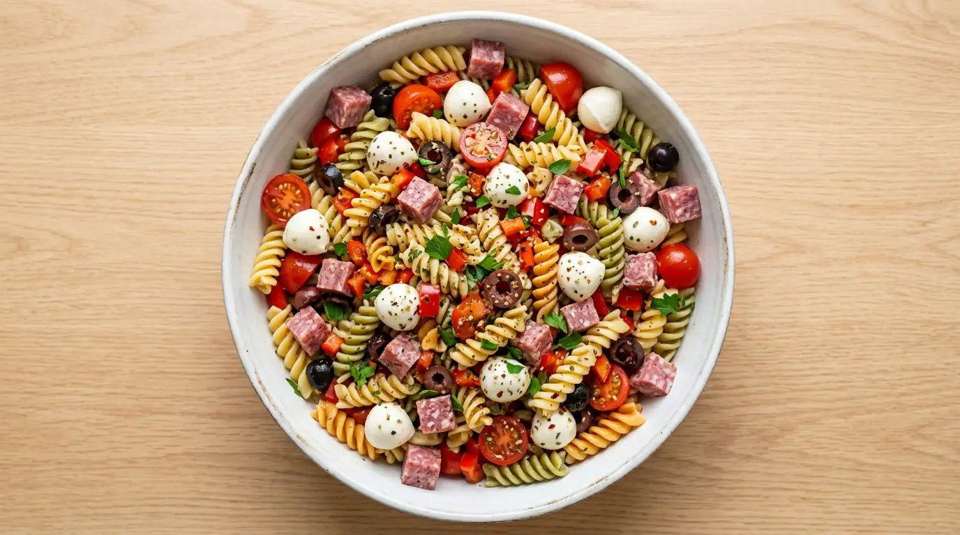 Salami Pasta Salad Recipe