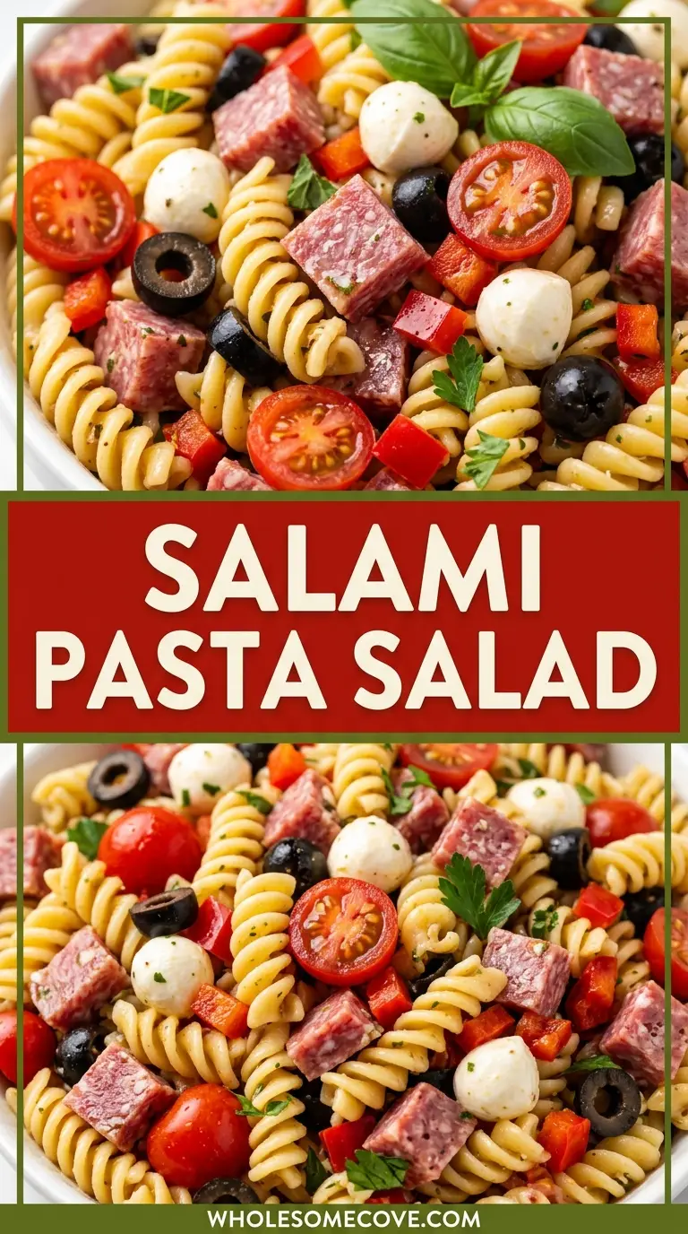 Salami Pasta Salad Recipe