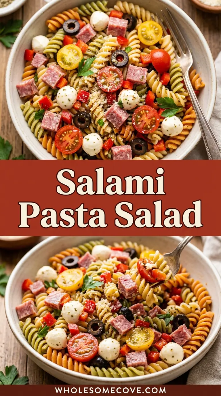 Salami Pasta Salad Recipe