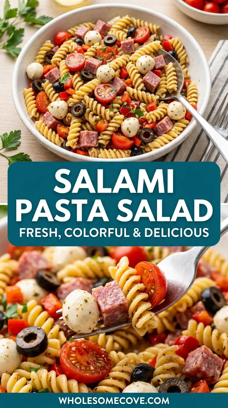 Salami Pasta Salad Recipe
