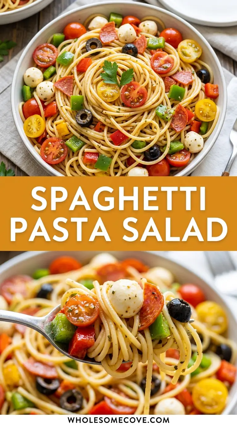 Spaghetti Pasta Salad Recipe