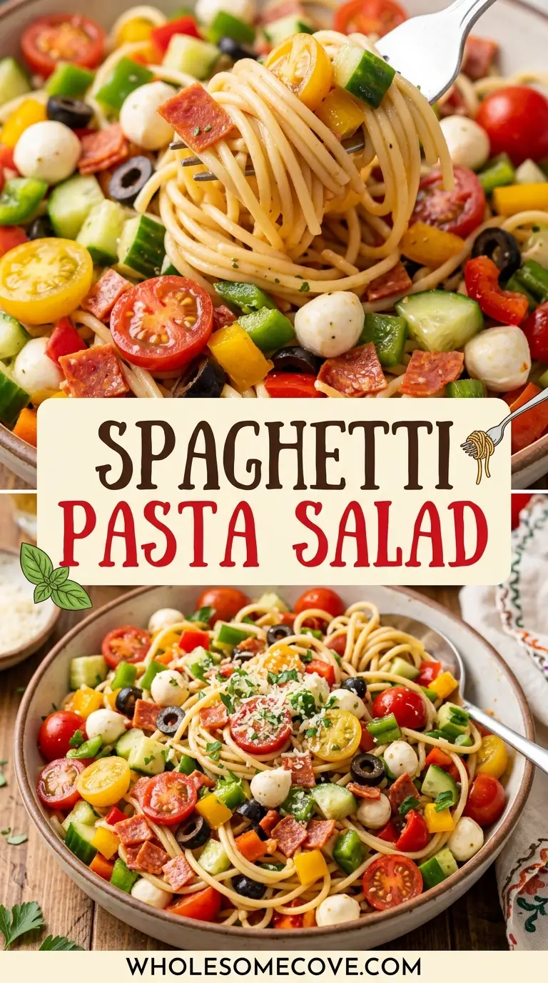 Spaghetti Pasta Salad Recipe