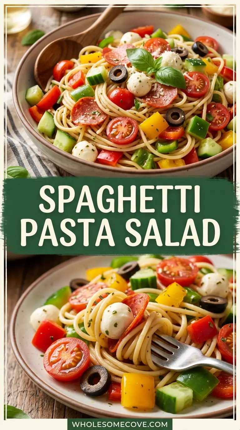 Spaghetti Pasta Salad Recipe