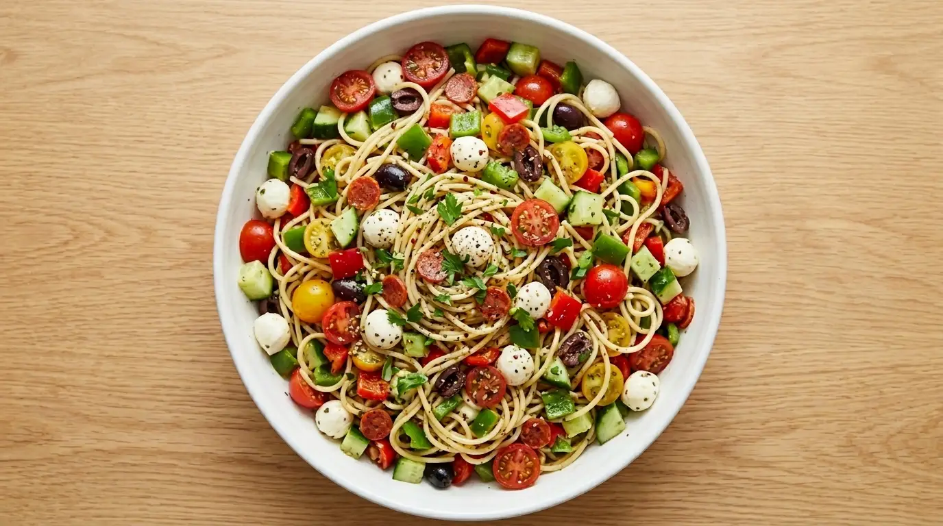 Spaghetti Pasta Salad Recipe