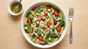 Spinach Pasta Salad Recipe