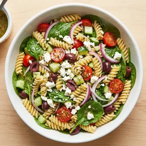 Spinach Pasta Salad Recipe