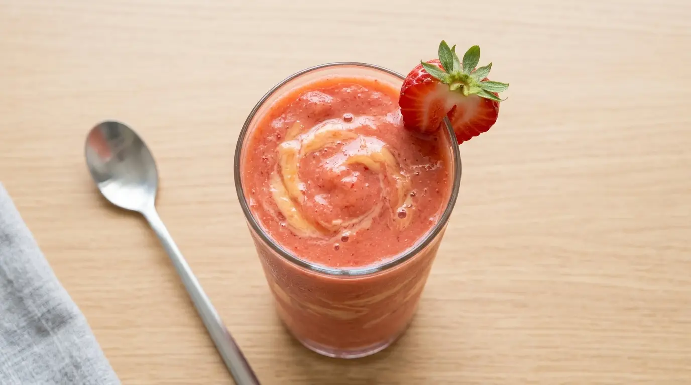 Strawberry Peach Smoothie Recipe