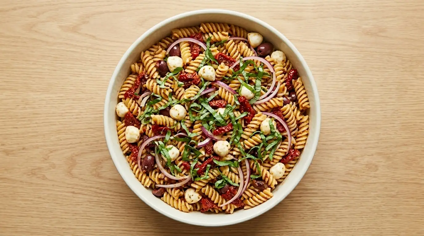 Sun Dried Tomato Pasta Salad Recipe