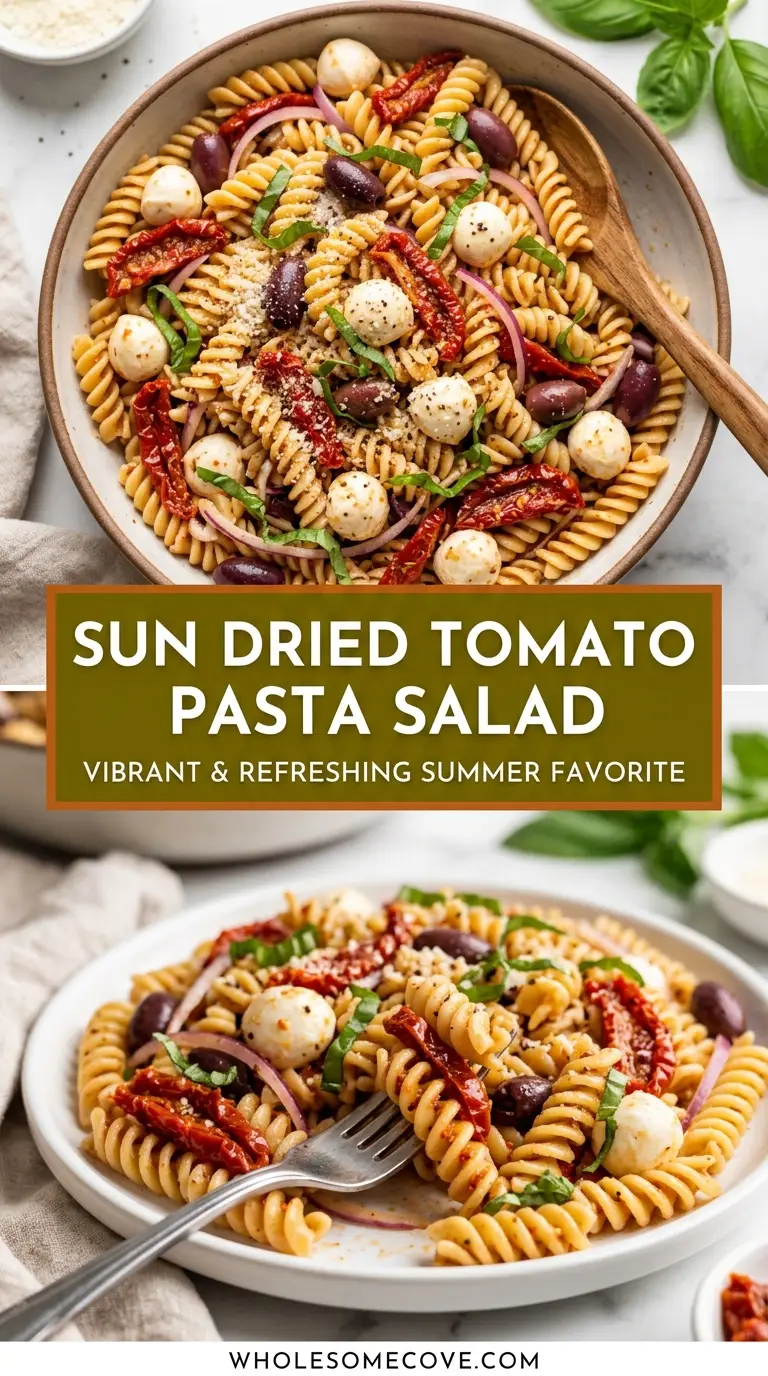 Sun Dried Tomato Pasta Salad Recipe