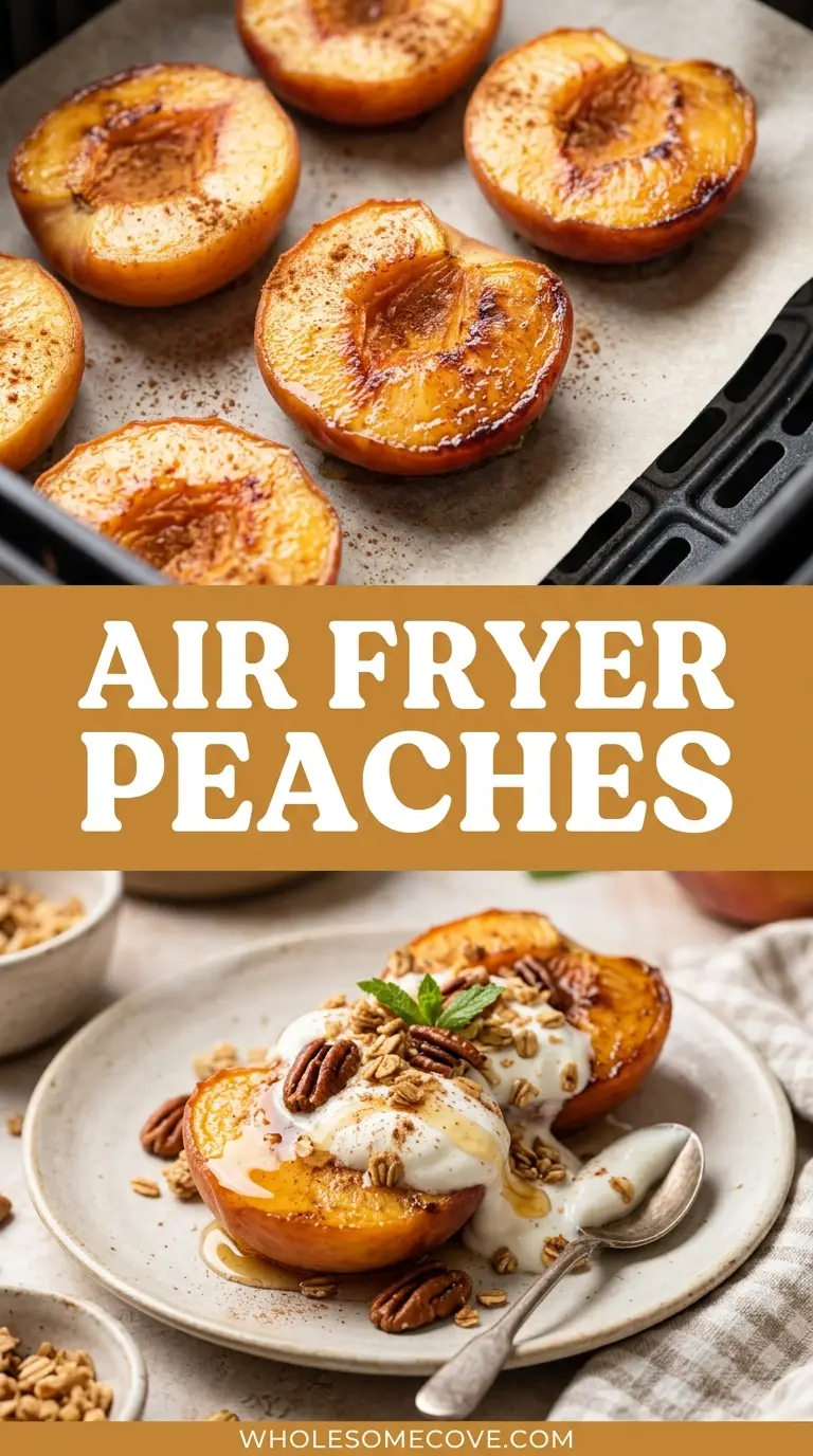 Air Fryer Peaches Recipe