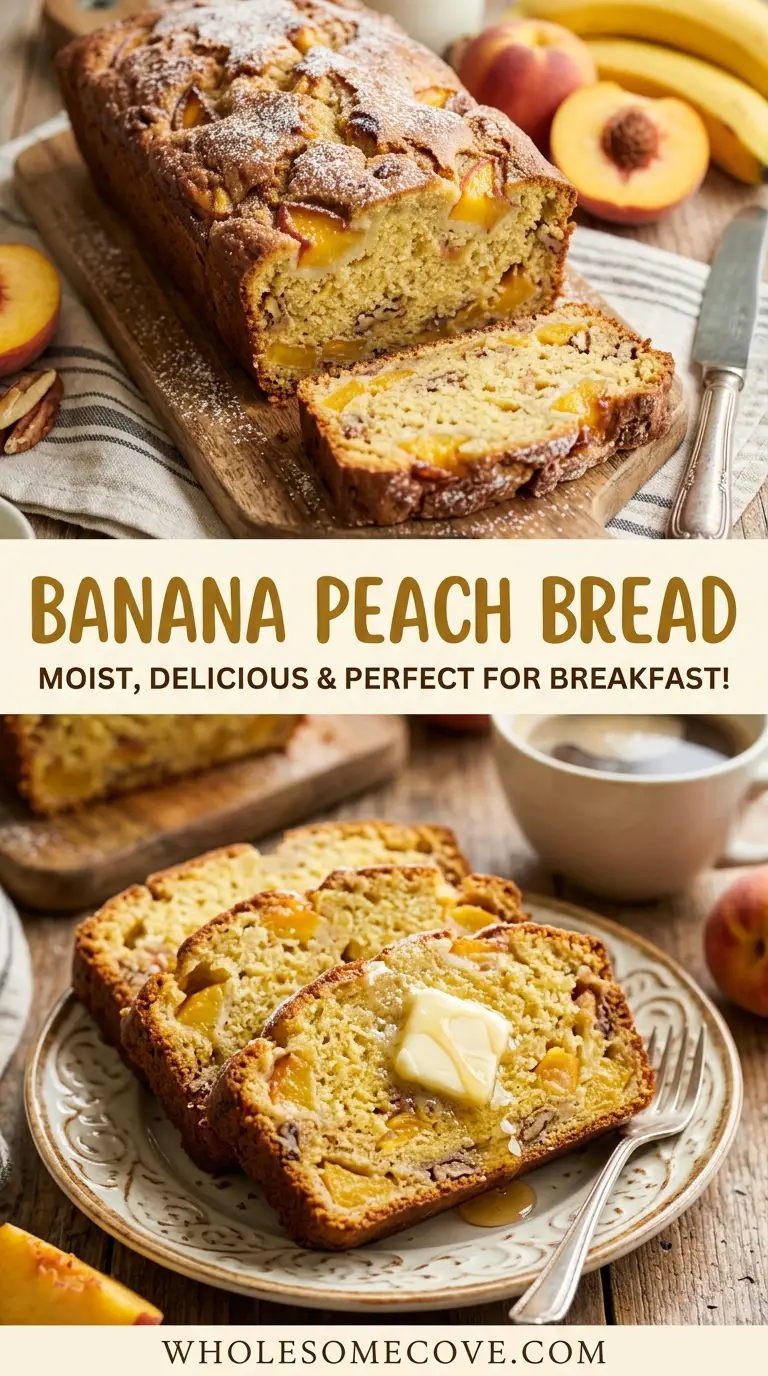 Banana Peach Bread Recipe