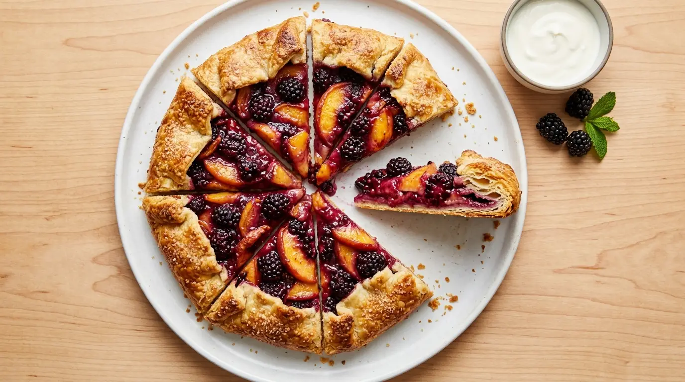 Blackberry Peach Galette Recipe