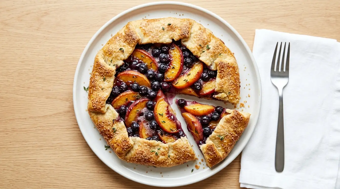 Blueberry Peach Galette Recipe