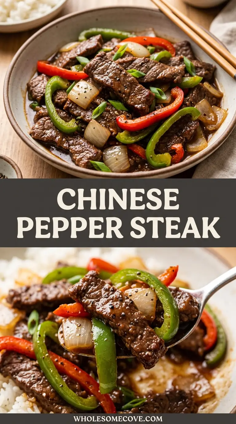 Chinese Pepper Steak Recipe