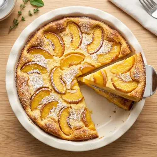 French Peach Clafoutis Recipe