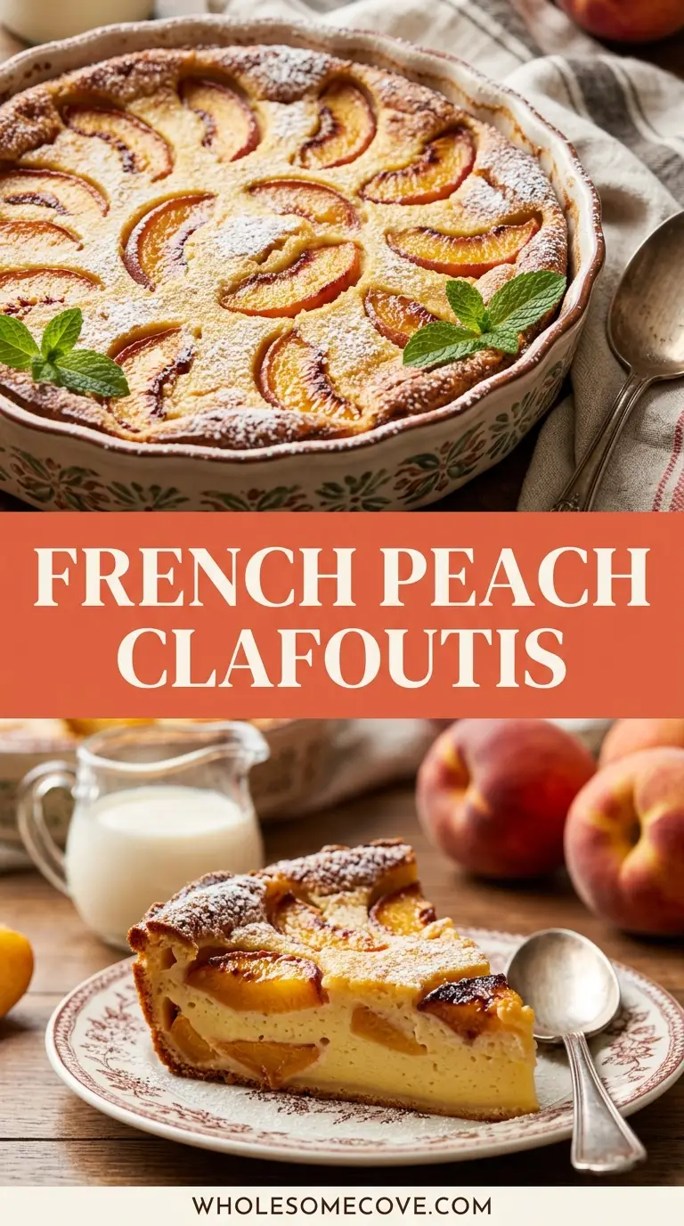 French Peach Clafoutis Recipe