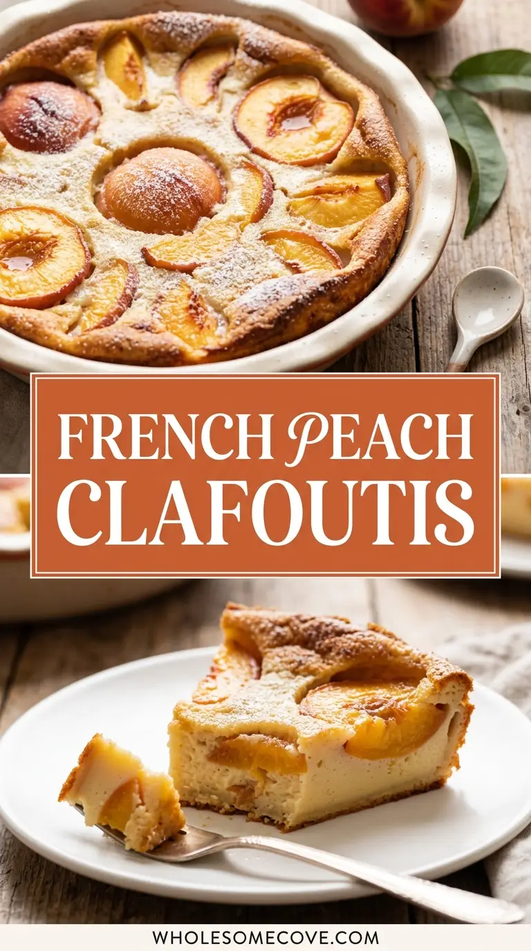 French Peach Clafoutis Recipe
