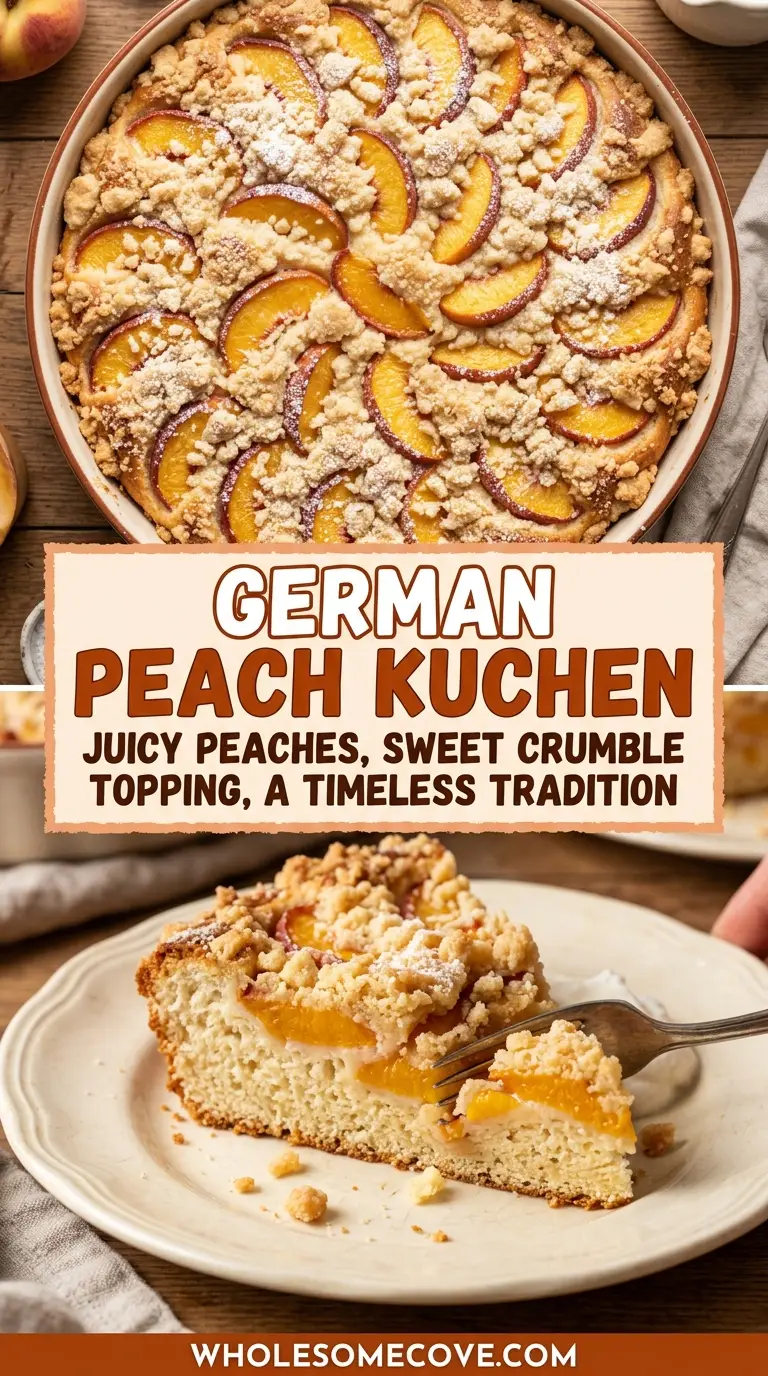 German Peach Kuchen Recipe
