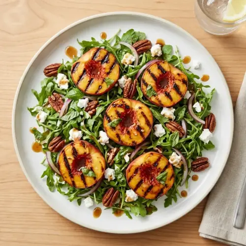 Grilled Peach Salad Recipe