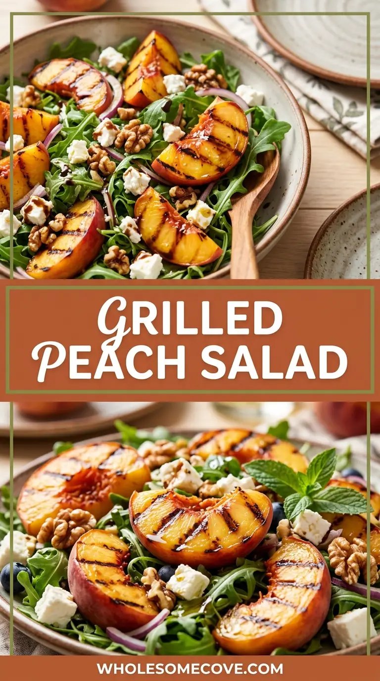 Grilled Peach Salad Recipe