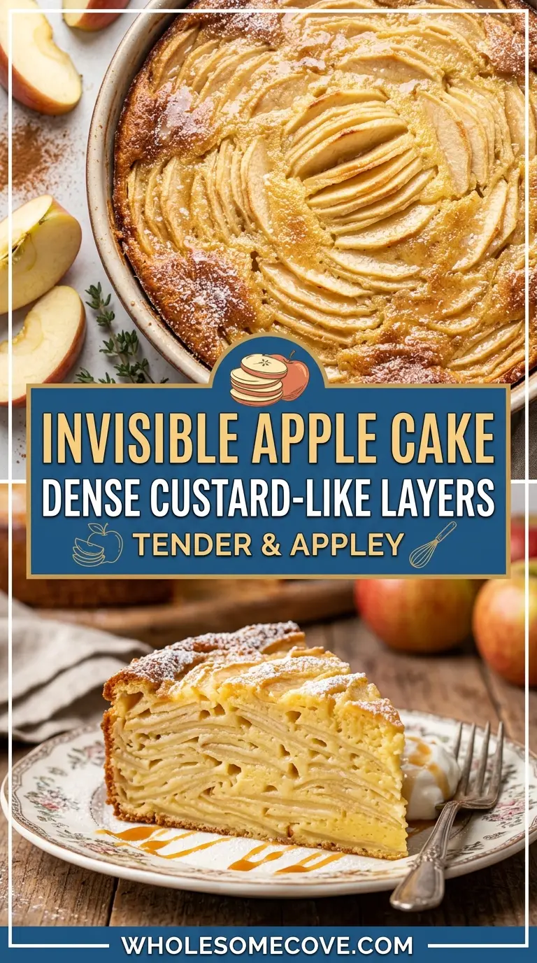Invisible Apple Cake Recipe