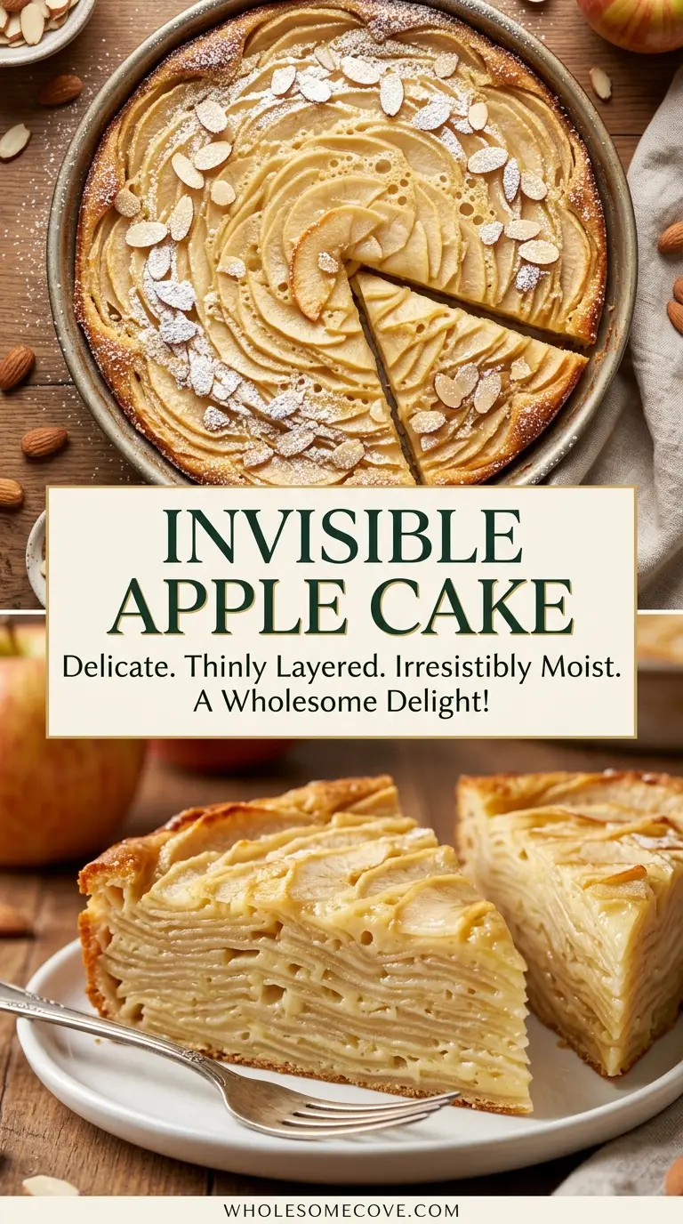 Invisible Apple Cake Recipe