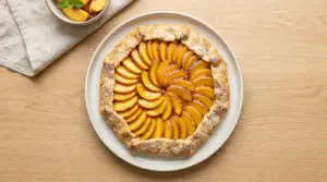 Italian Peach Crostata Recipe