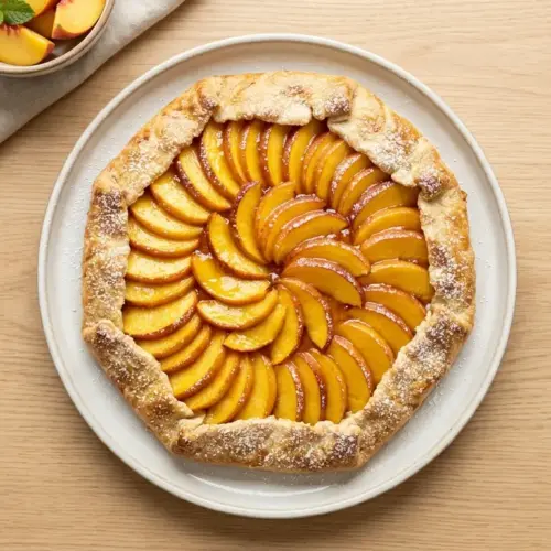 Italian Peach Crostata Recipe