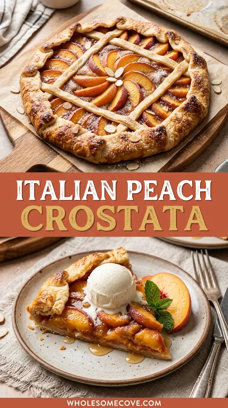 Italian Peach Crostata Recipe