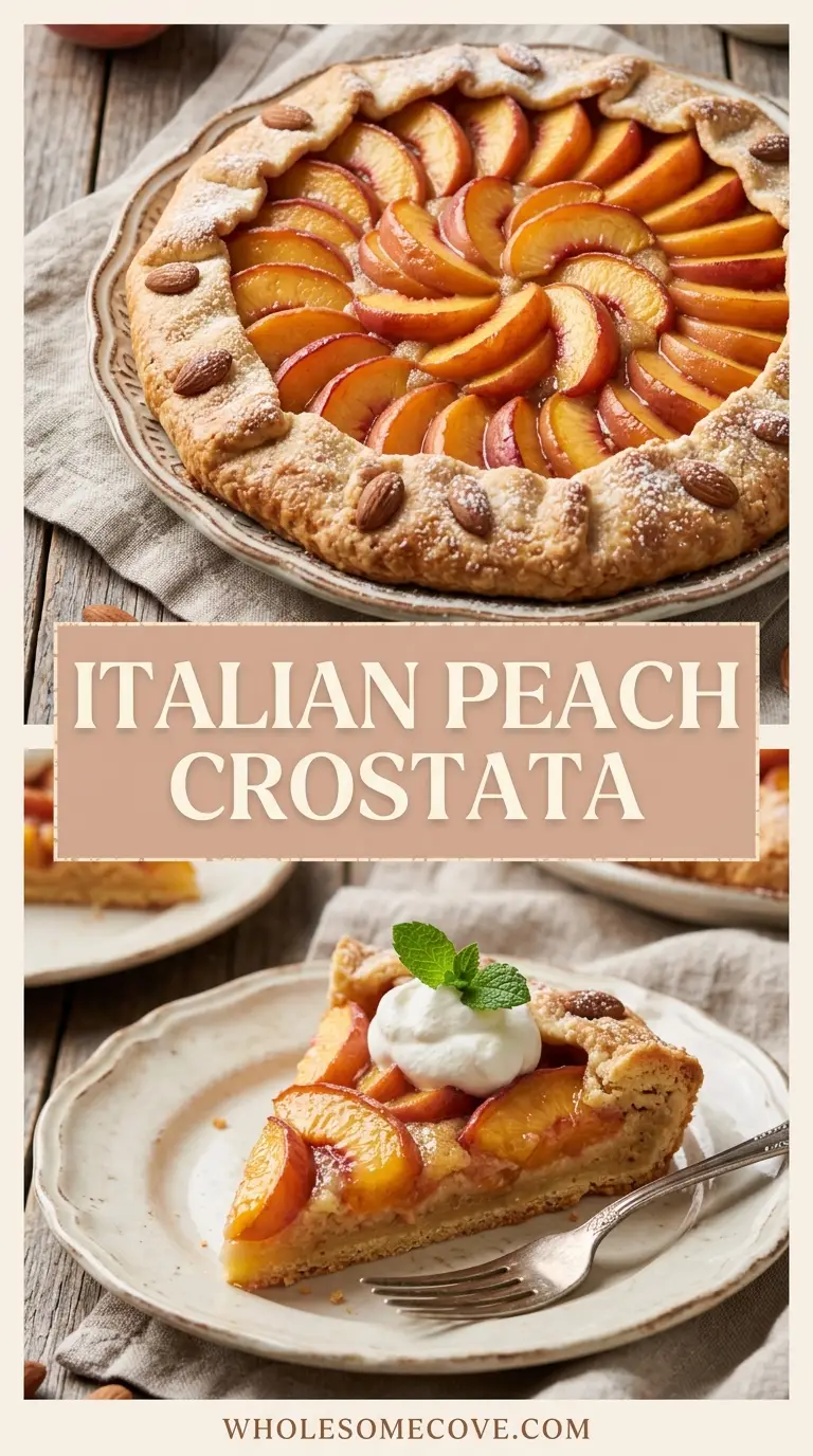 Italian Peach Crostata Recipe