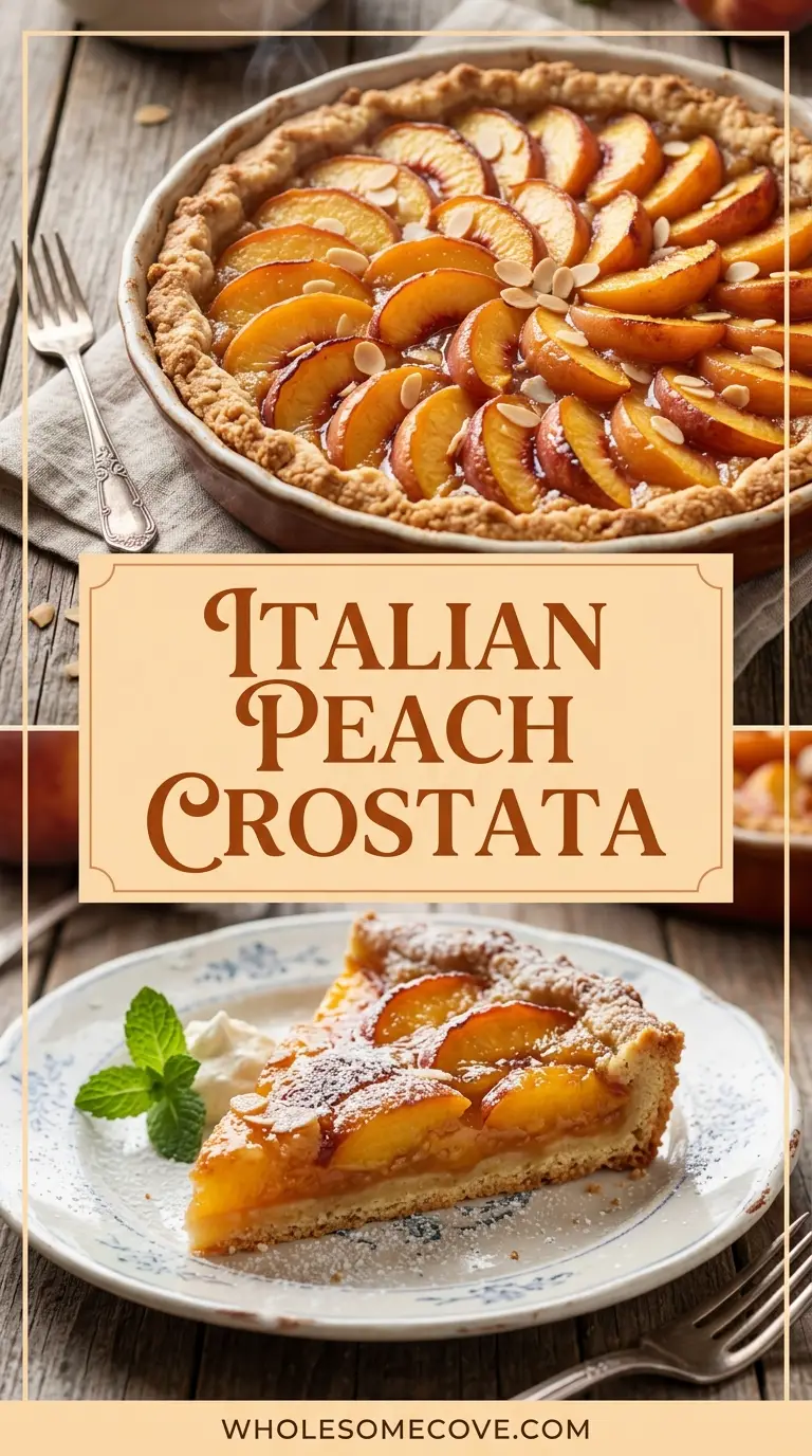 Italian Peach Crostata Recipe